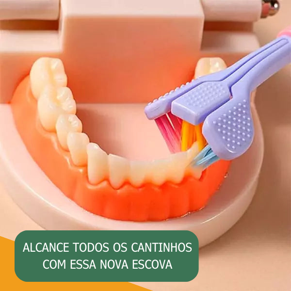 Escova de Dentes TrioClean® - MontBrasil - COMPRE UMA E GANHA UM VOUCHER